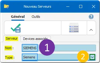 nouveau serveur SIEMENS
